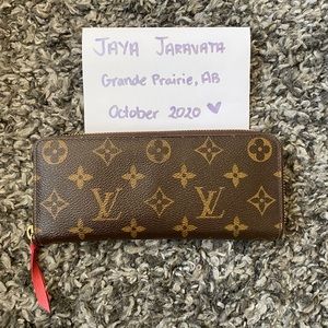 ‼️SOLD‼️AUTHENTIC LV Clemence Wallet